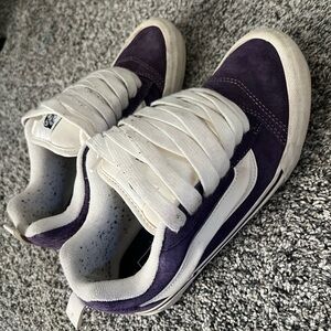 Vans Knu Skool Suede Purple and White Shoes